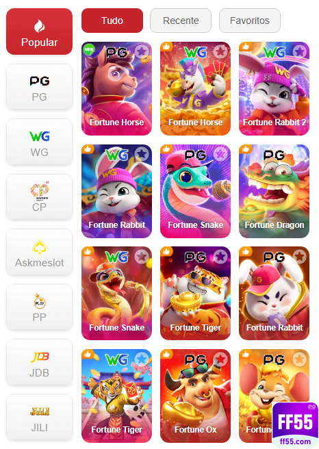 Experiência de Jogos ff55.com