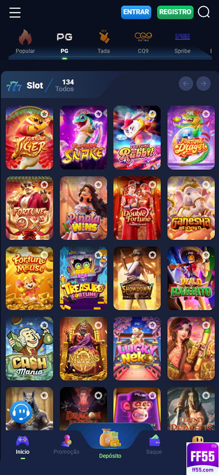 Prêmios Jogos ff55.com